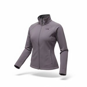 The North Face Windwall Winter Jacket Women's S Purple Softshell Fleece Lined